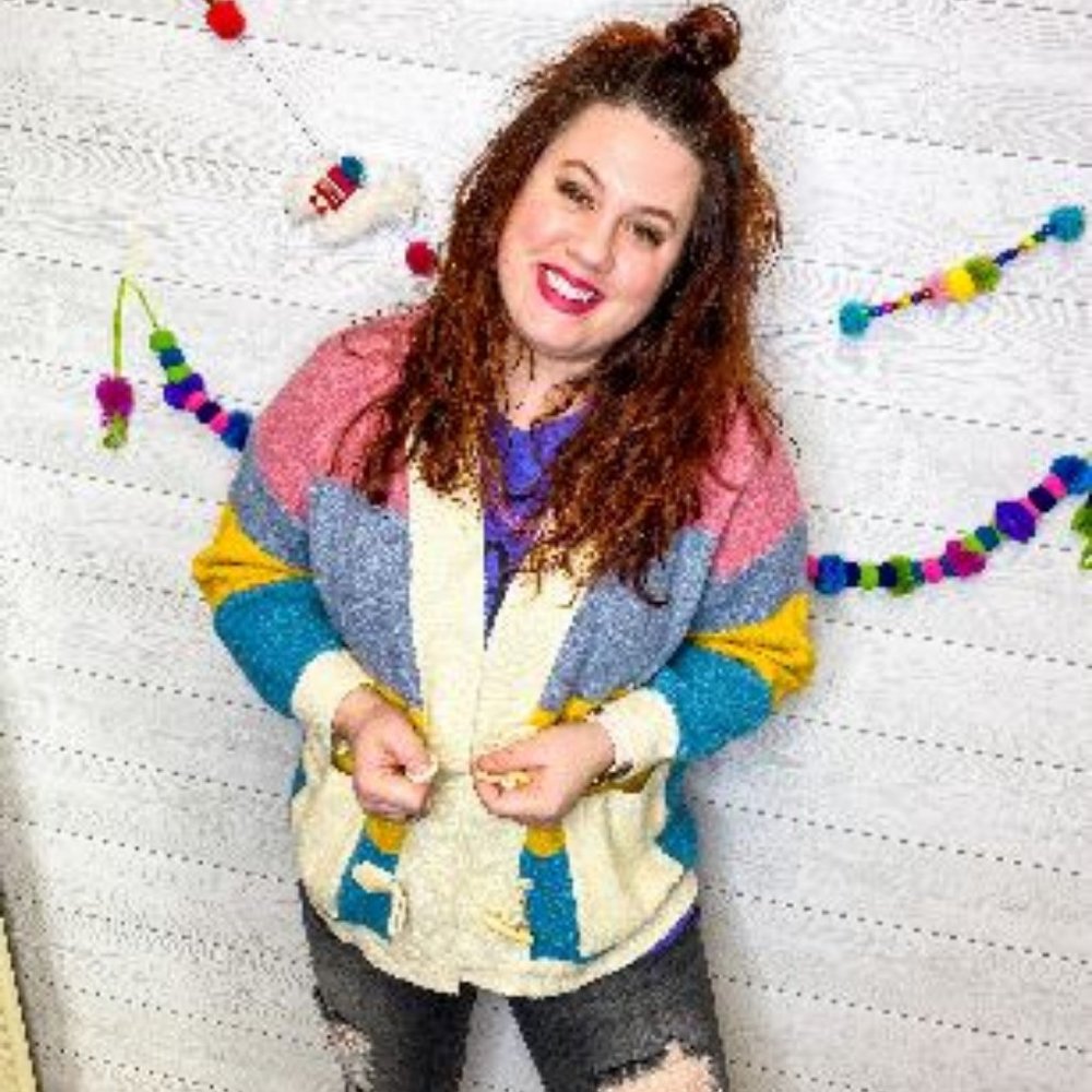 Sunrise Colorblock Boxy Cardi